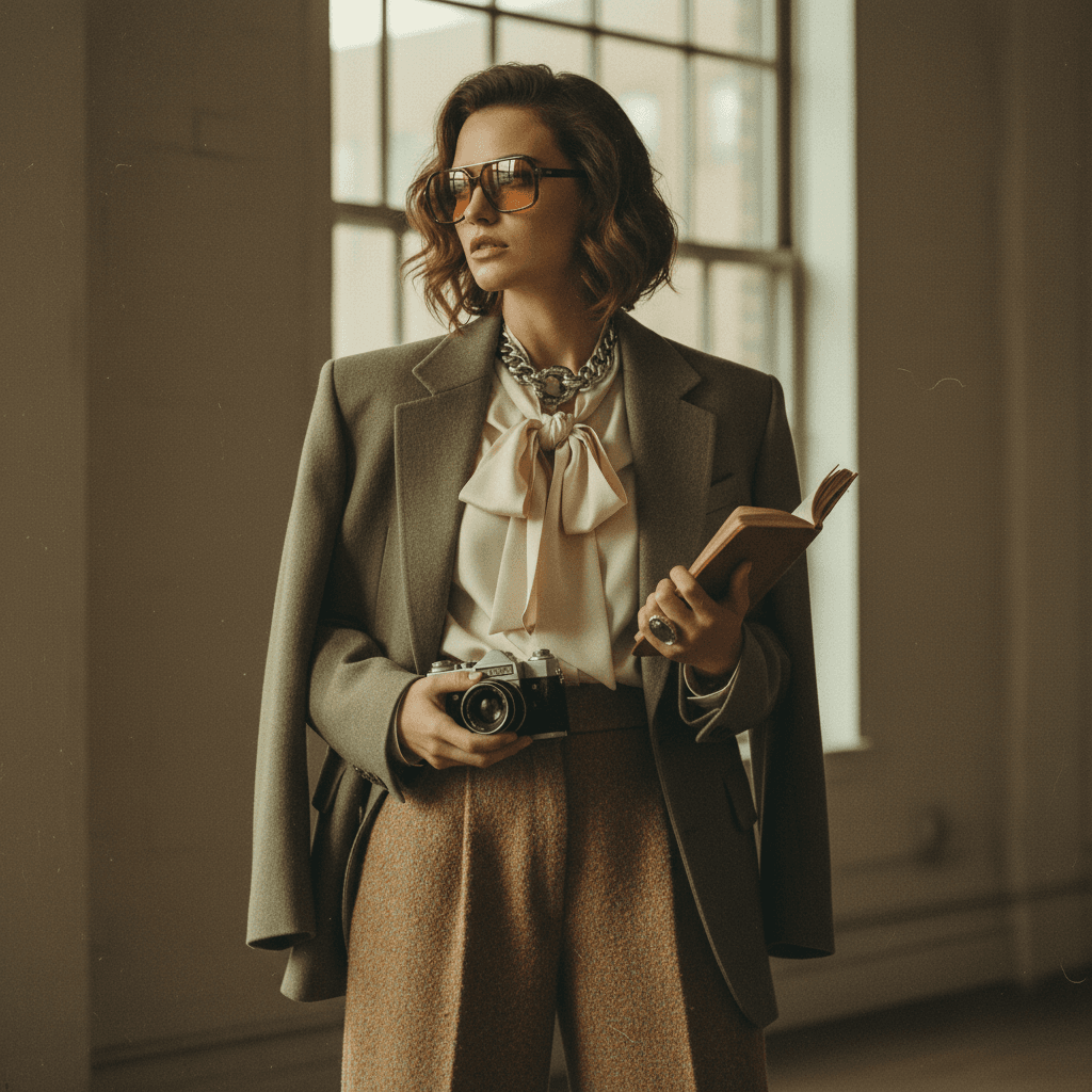 Fashion editorial portrait